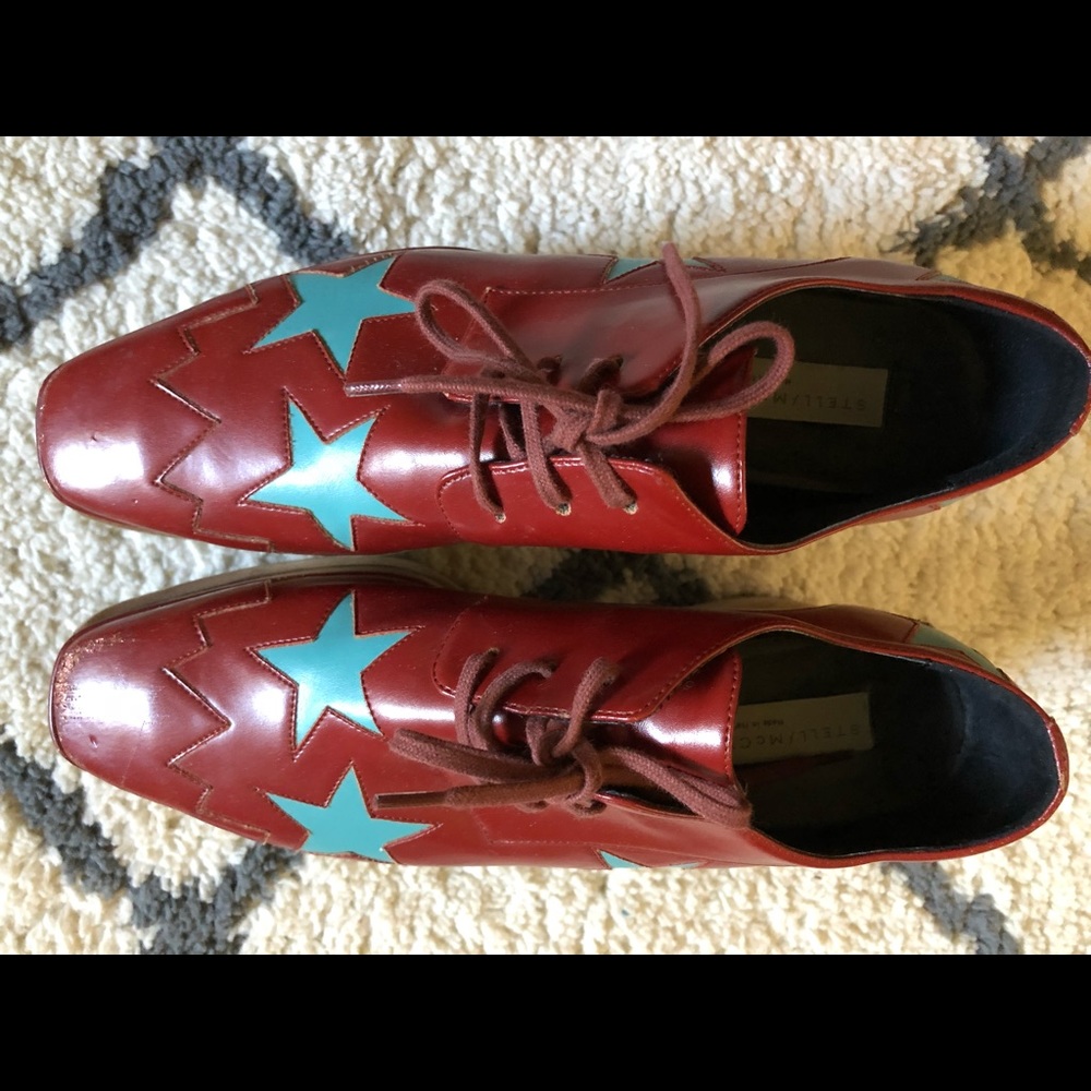 Host Pick Rare Stella McCartney Star Platform Shoe - Picture 2 of 8